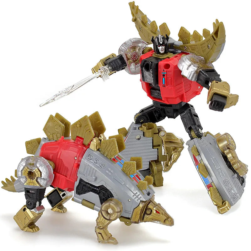 New 5 IN 1 BPF G1 Cool 33CM Devastator Transformation Toys Anime Action Figure Robot Dinosaur Model Boy Kids Gift