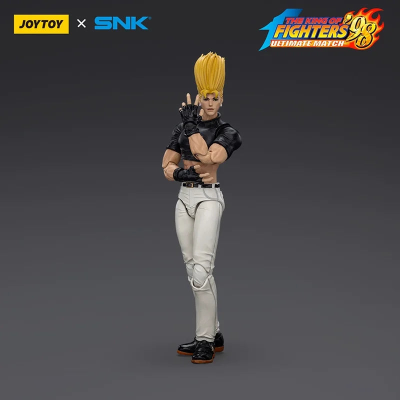 Joytoy Dark Source Xsnk King Of Fighters' 98um Goro Daimon Three Person Team 1:18 Mobile Soldier Handheld Benimaru Nikaido