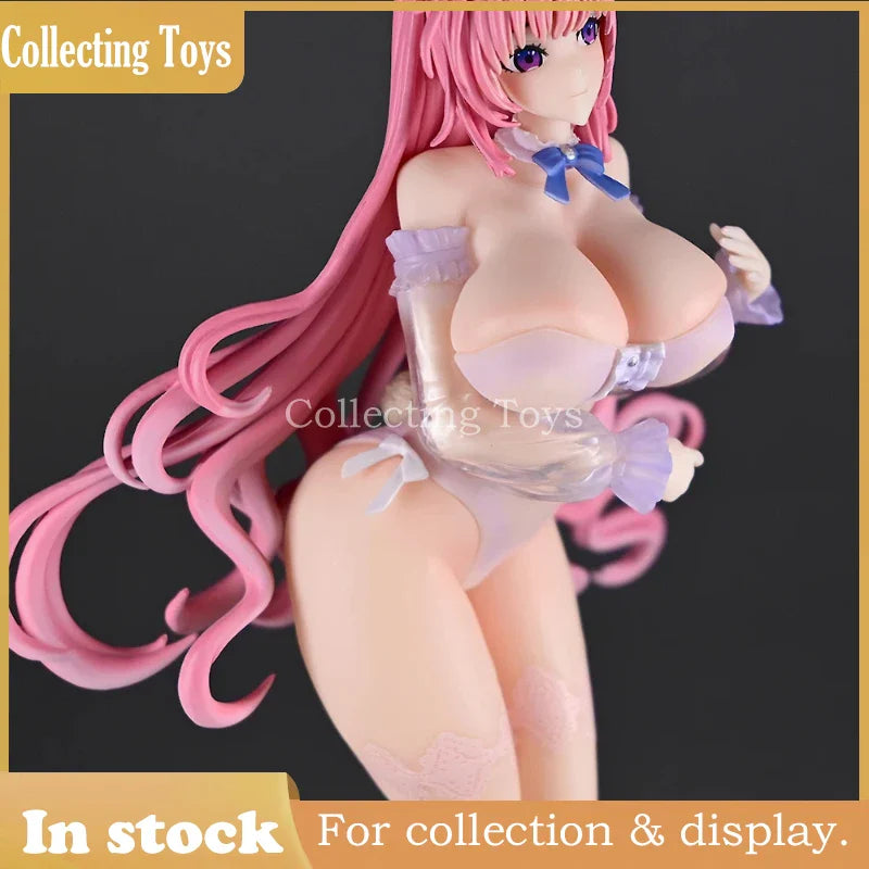 In Stock Dorothy Bunny Girl 1/7 Scale Pink Hair Anime Model Pvc Action Figure Desktop Decoration Collectible Gift For Collectors