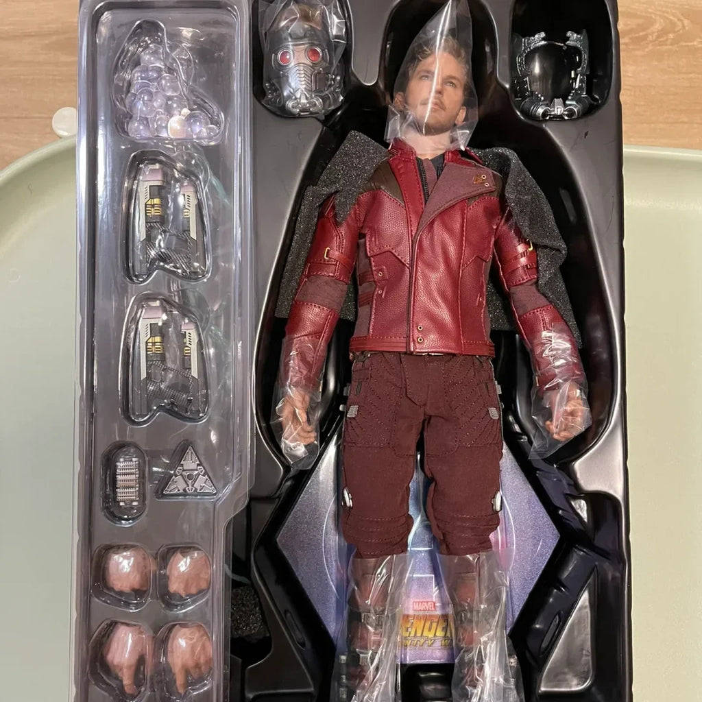 Original Hottoys Ht Mms539 Anime Figur Chris Pratt Star Lord Peter Quill Star Lord 3.0 Modell 1:6 Komplettset Sammlermodell