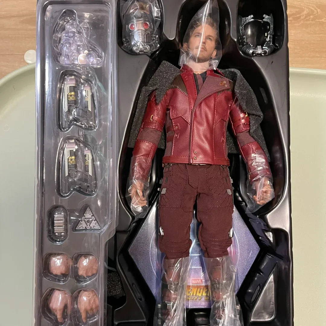 Original Hottoys Ht Mms539 Anime Figur Chris Pratt Star Lord Peter Quill Star Lord 3.0 Modell 1:6 Komplettset Sammlermodell