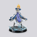 Anime Figure Fate/stay night Sober Knight Holding Sword Standing Position Cloak Model PVC Collection Gift Toy Sculpture 23CM