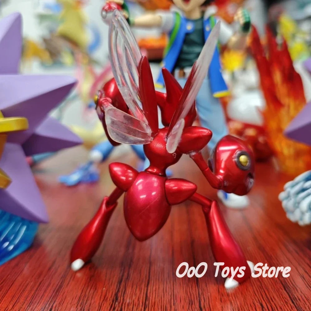 Anime Pokemon Figure Scizor Action Figures PVC Collection Model Toys for Children Gifts 9cm/3.54in