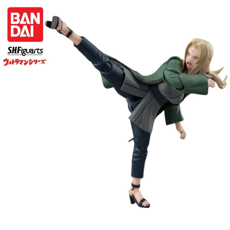 In Stock Bandai S H Figuarts Original Naruto Tsunade Model Doll Brand New Boxed Action Figure Anime Merchandise Figurine
