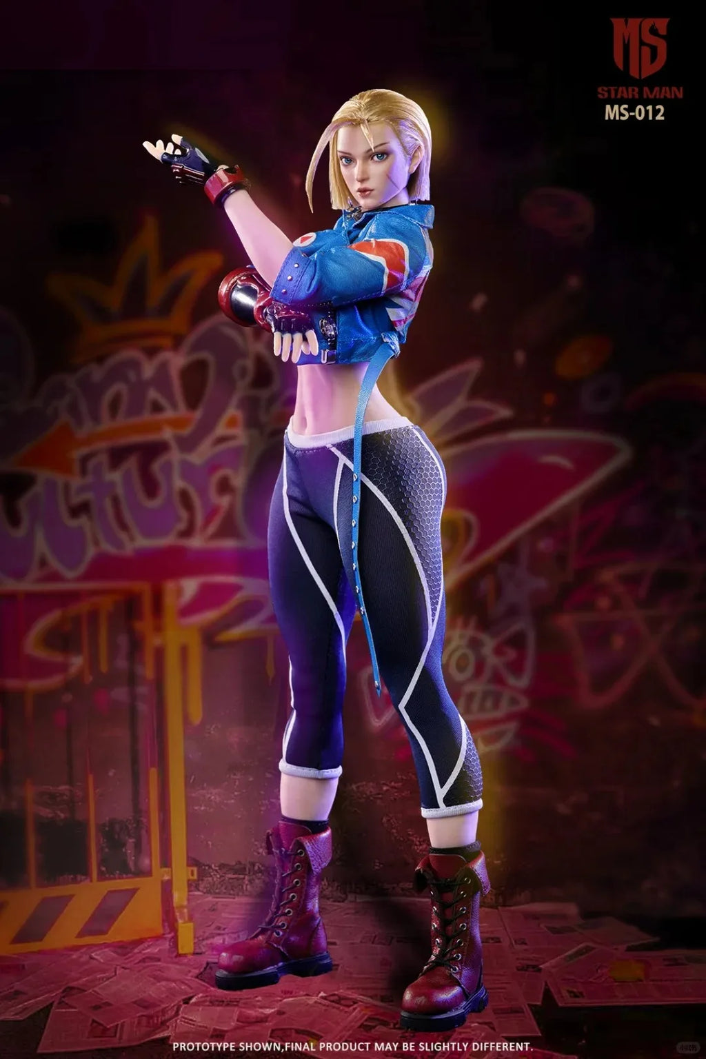 Star Man Ms-012 1/6 Scale Action Figure - Female Soldier Agent Cammy Game Series Fighting Master Model Toy