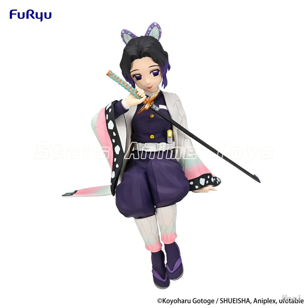 Original FuRyu Noodle Stopper Demon Slayer: Kimetsu No Yaiba SHINOBU KOCHO Collection Toy Gift Model Anime Figure