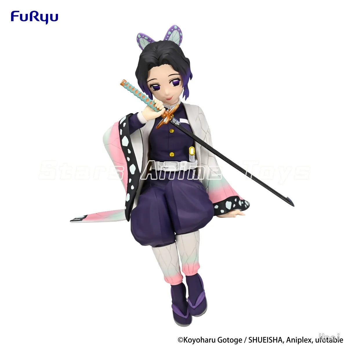 Original FuRyu Noodle Stopper Demon Slayer: Kimetsu No Yaiba SHINOBU KOCHO Collection Toy Gift Model Anime Figure