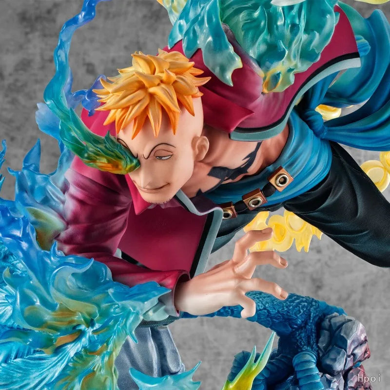 In Stock Original ONE PIECE MegaHouse Portrait of Pirates Maximum Marco Anime Figure Toy Gift Ornament