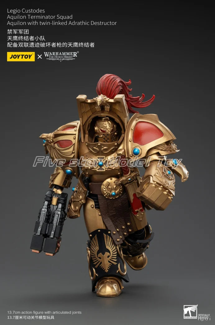 In Stock Original JOYTOY Warhammer 40K Legio Custodes Aquilon Terminator Squad  1/18 Action Figure Model Toy Gift Collection
