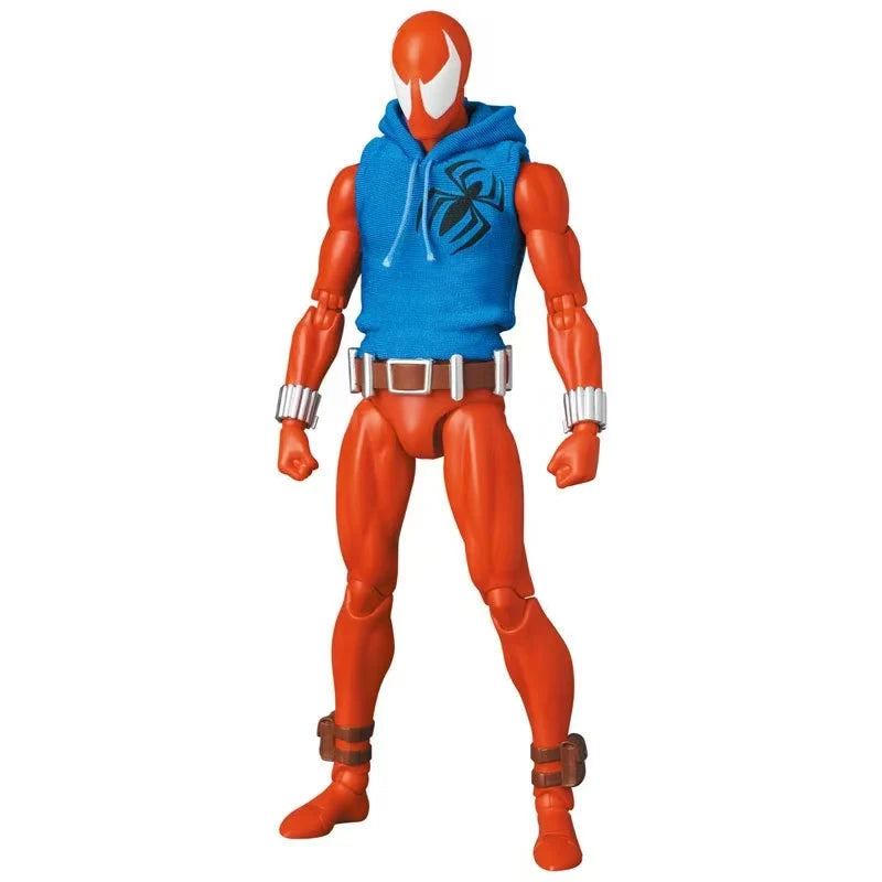 CT KO Mafex 186 Scarlet Spider Man Action Figures Mafex 190 Spider Man Movable Statues Model Doll Collectible Ornaments Gift