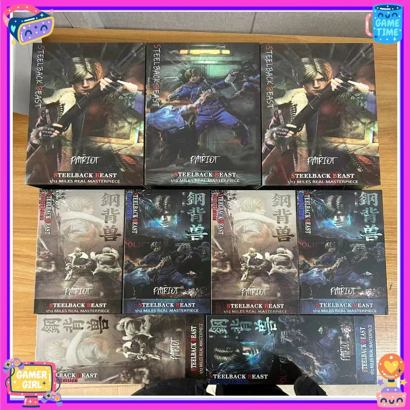 Spot Goods Patriot Studio Leon S. Kennedy STEELBACK BEAST Zahlreiches Zubehör 6-Zoll-Actionfiguren Geschenk-Sammlung