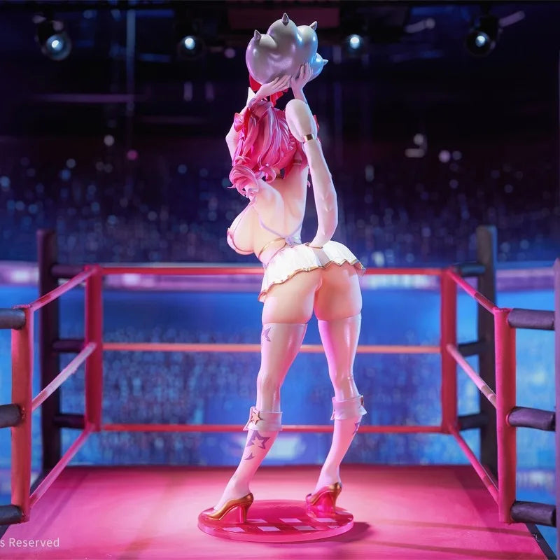 In Stock 100% Original Animester Mianmian Meow Wrestler Casey Anime Figures Sexy Collectible Model Toy Decoration Hobby