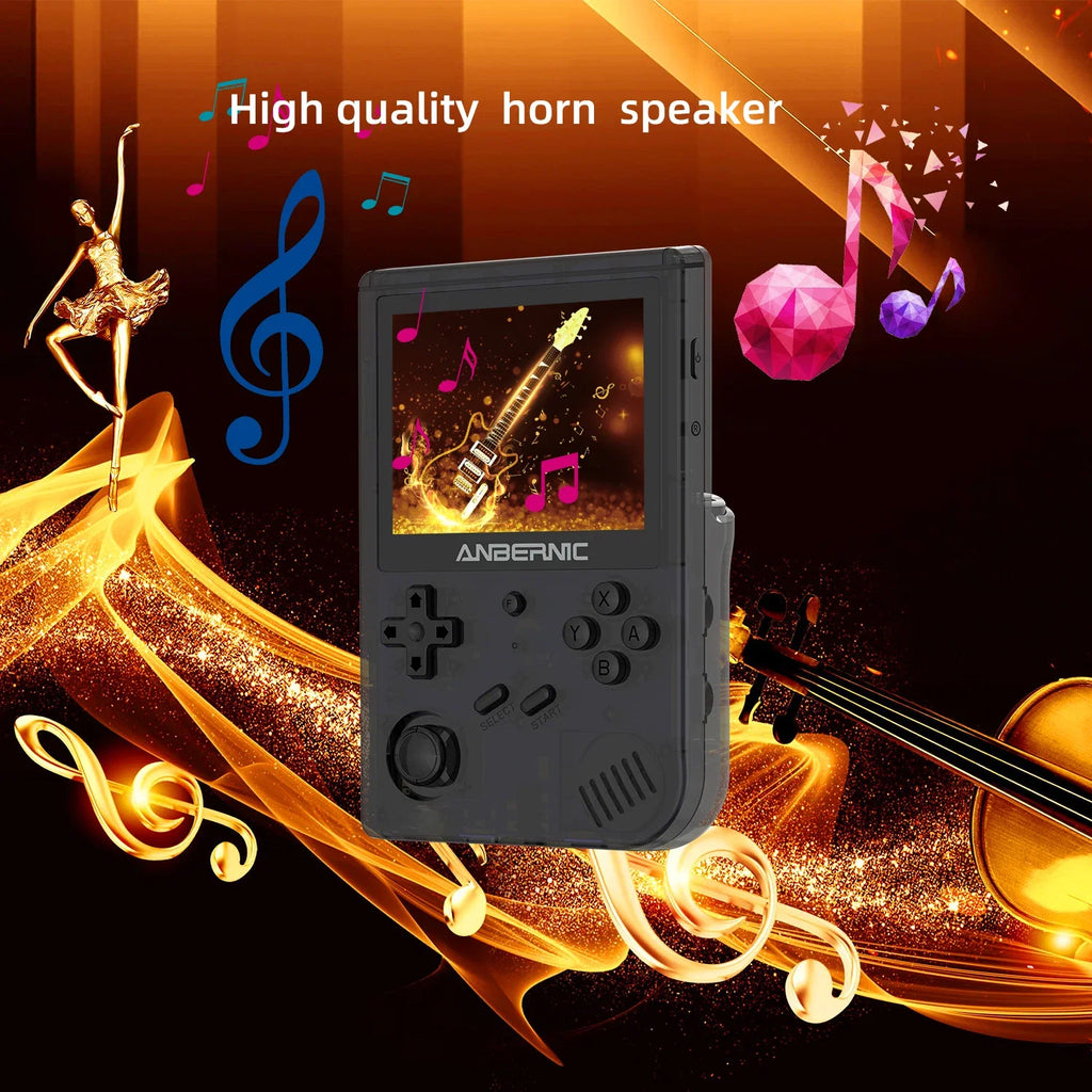 ANBERNIC RG351V Handheld Game Player IPS Screen 64G Card 2500 Classic Games RK3326 Open Source Retro Portable Game Console Gifts