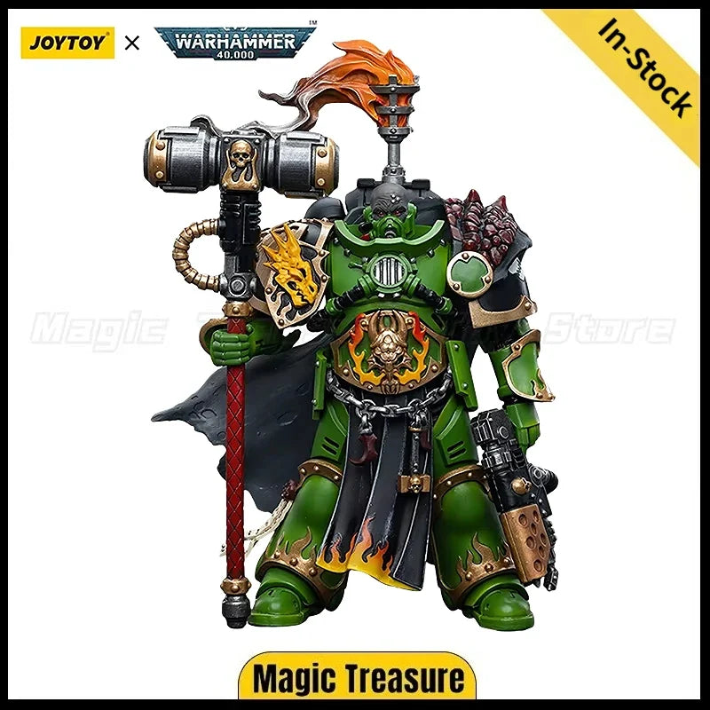 【In Stock】JOYTOY Warhammer 40K Salamanders Captain Adrax Agatone Figure Toys Gifts 1/18 Action Figure