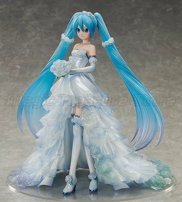 【MT】Original FREEing VOCALOID Hatsune Miku Wedding Dress Ver 1/7 Scale Figure Toy Mold Collection