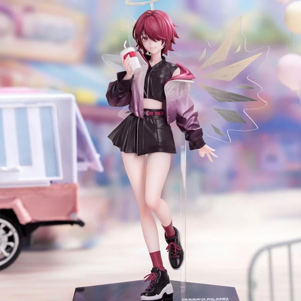 In Stock Myethos Original Genuine Arknights Exusiai Gift+ 1/8 Ambience Synesthesia Ver. 22cm Collections Model Toy Figures Gift