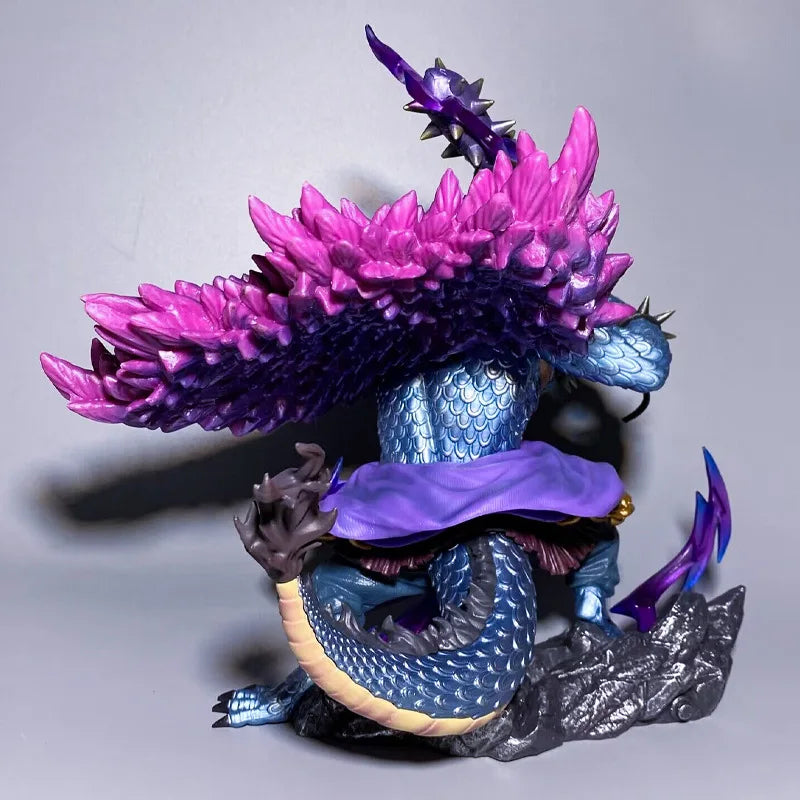 30cm One Piece Kaido Four Emperor Beasts Pirates Anime Figure Model Statue Boys Collection Desktop Decoration Ornament Toys Gift