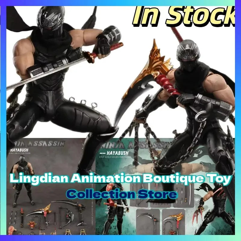 Auf Lager 1/12 BROTOYS LR010 Ninja Assassin Hayabusa Ninja Gaiden Actionfigur Modell Sammlerstück Ornament Spielzeug Geschenk