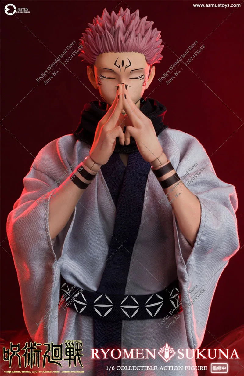 In Stock Asmus JJKS05 1/6 Scale Collectible Jujutsu Kaisen Ryomen Sukuna 12Inch Male Solider Action Figure Model Toys for Hobby
