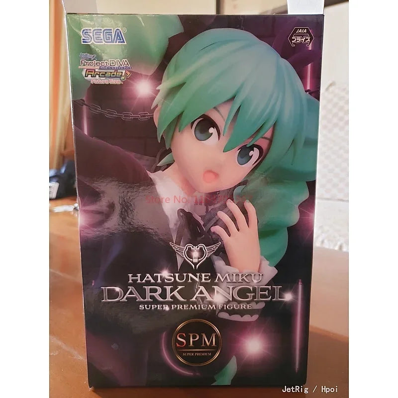 [in Stock] Genuine Song Ji Plan Arcade Version Future Voice Miku Fallen Angel Anime Beauty Girl Model Toy Desktop Decoration
