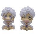 10cm ONE PIECE Anime Figure Look Up Gear 5 Monkey D. Luffy Action Figure Q Version Luffy Figurine PVC Collections Model Doll Toy