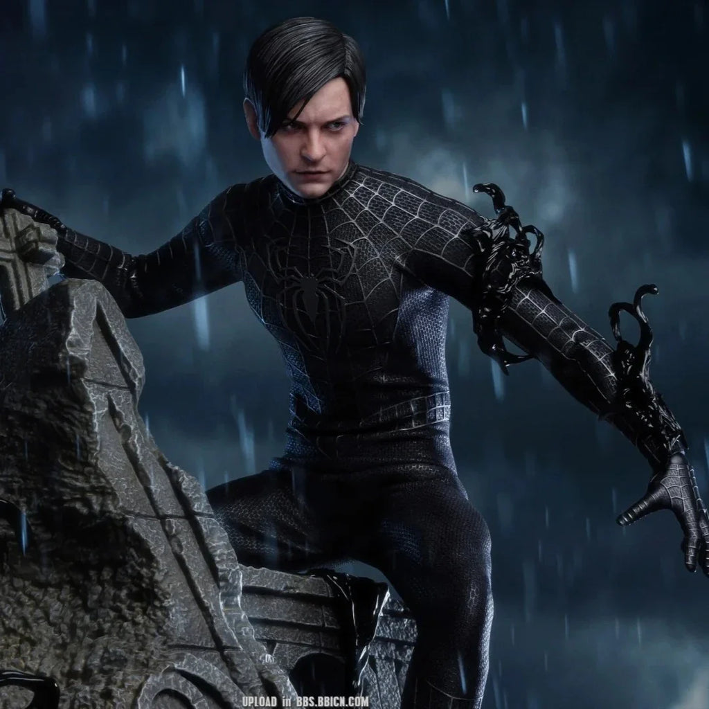 HotToys HT 1/6 MMS727 MMS728 SpiderMan Actionfigur Spezialversion Schwarzer Anzug Beweglich 12 Full Tobey Kollektion Modell Spielzeug Geschenke