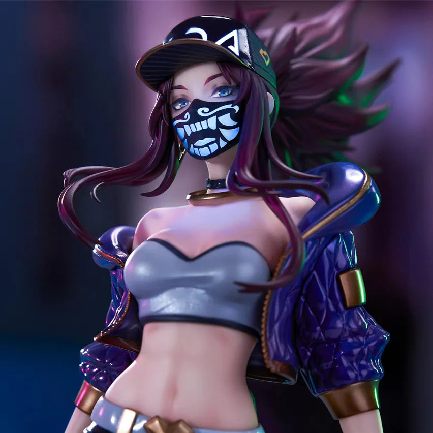 APEX INNOVATION K/DA Akali The Rogue Assassin PVC Figure Collectible Model Figurine Genuine Character Model Toy Gift Collection
