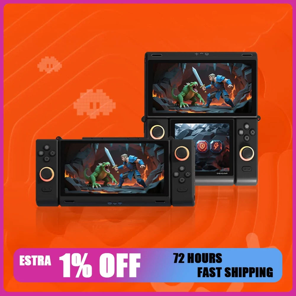 ONEXSUGAR Sugar One Game Console 6.01/3.92 Inch OLED Dual Screen Folding Handheld Console Portable Game Machine Support WIFI BT