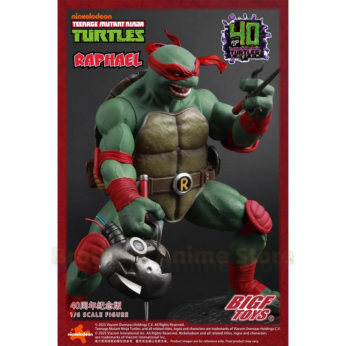 Pre-sale: BIGFTOYS BIGF-002 Teenage Mutant Ninja Turtles Raphael 1/6 Action Figure
