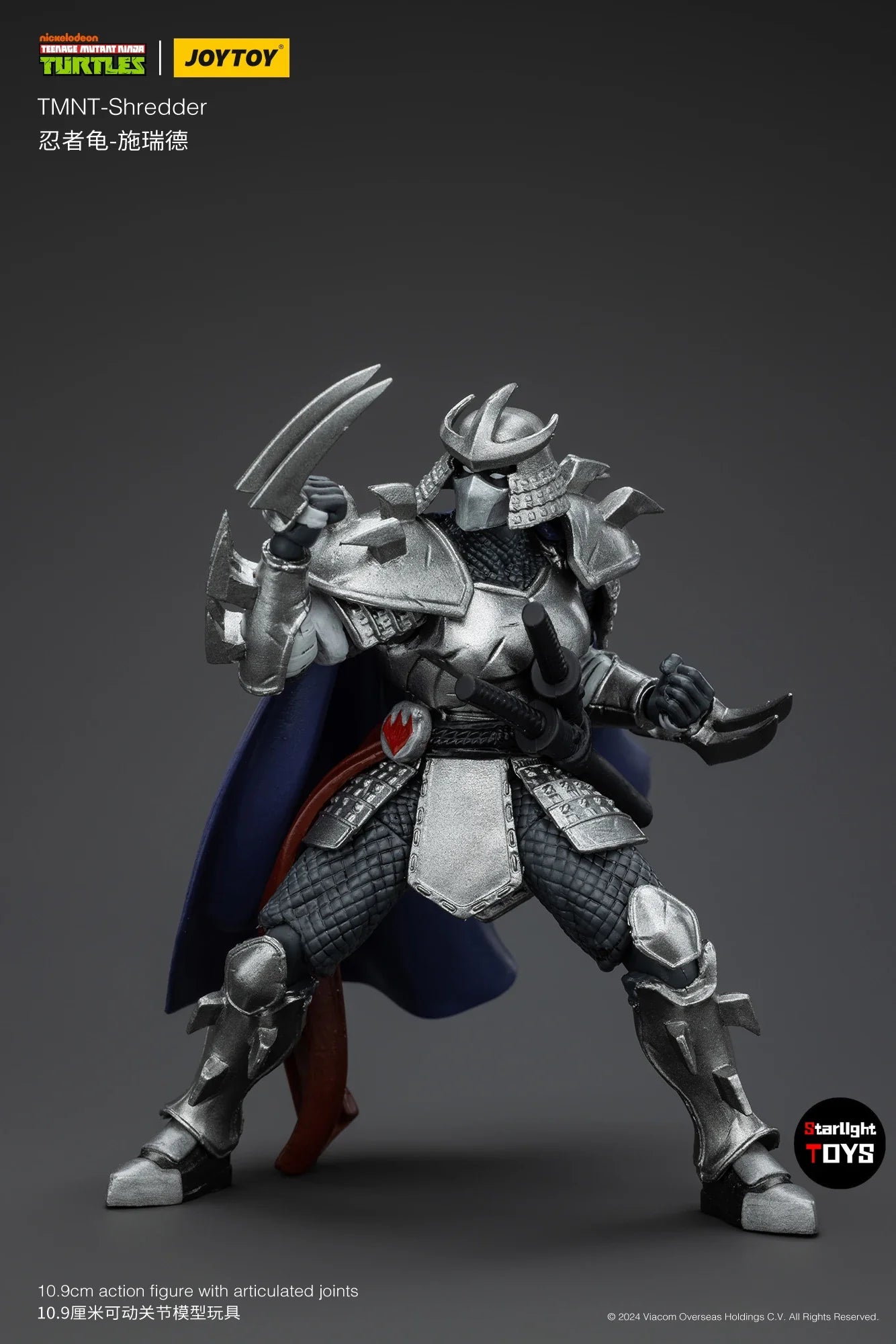 JOYTOY TMNT-Shredder 1/18 Action Figure Toy Model