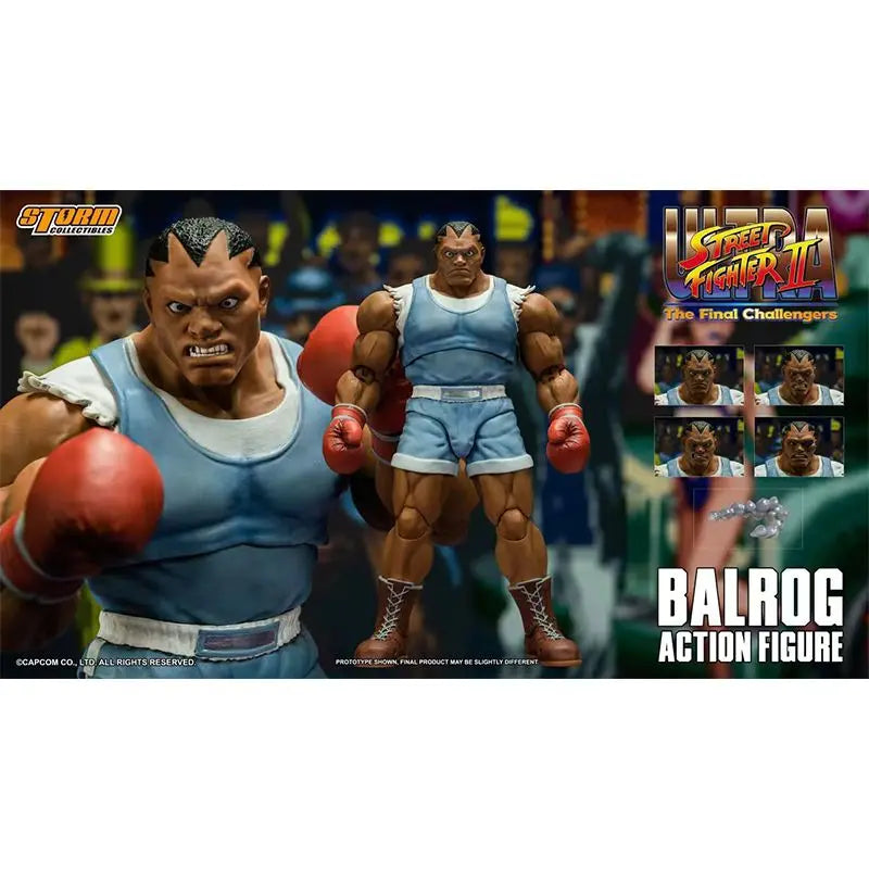 Original STORM TOYS 1/12 CPSF23 Street Fighter II BALROG Action Figures Model Toys in Stock