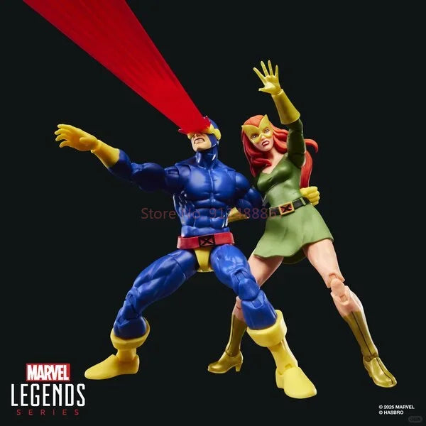 Marvel Legends X-Men'97 Serie Garage Kit Cyclops und Jean Grey Modell Actionfiguren Limitierte Auflage Sammlerstücke Kinderspielzeug