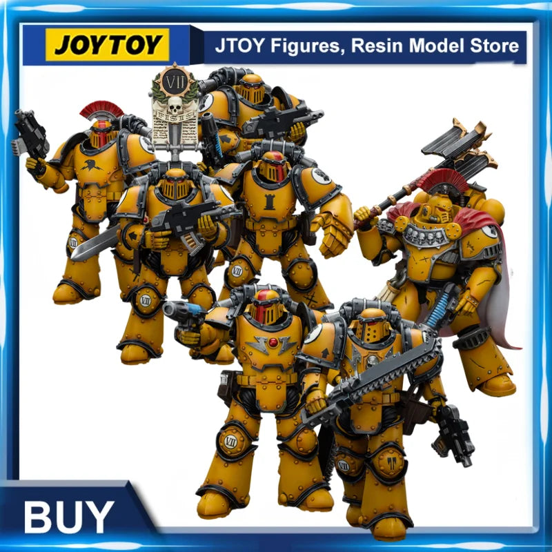 [IN-STOCK] JOYTOY Warhammer 30K 1/18 Action Figure Imperial Legion MkIII Tactical Squad Despoiler Squad Toys Gift