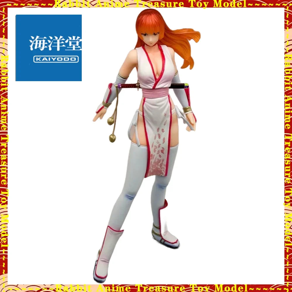 In Stock Original Genuine Kaiyodo Figure BOME Collection Vol.14 DEAD OR ALIVE Kasumi White Ver. Anime Collectible Statue Gift
