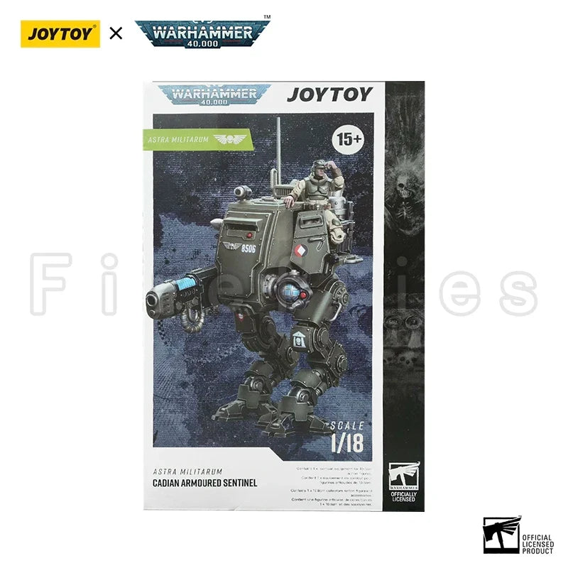 1/18 JOYTOY Action Figure 40K Astra Militarum Cadian Armoured Sentinel Anime Toy