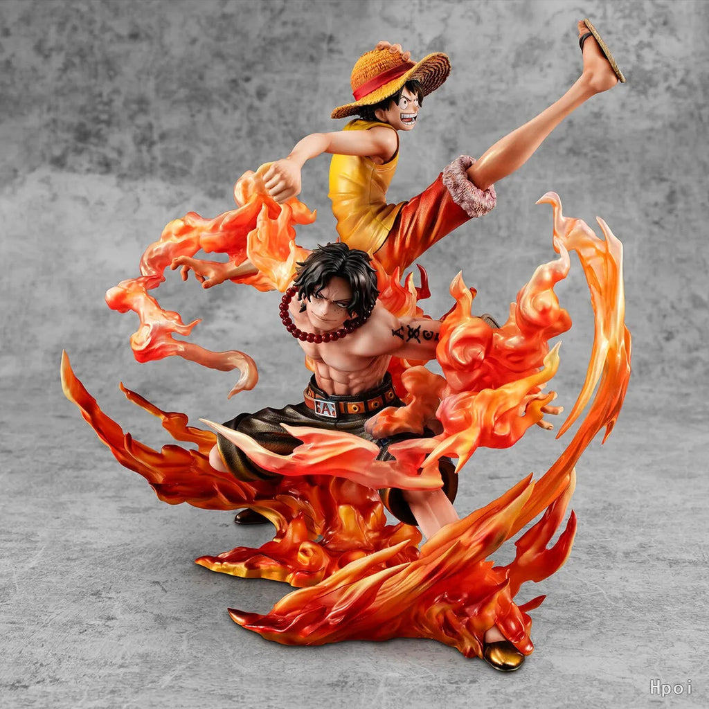 【MT】Original MegaHouse POP NEO-MAXIMUM ONE PIECE Monkey D. Luffy PORTGAS.D.ACE 20th LIMITED Ver Figure Toys Collectible