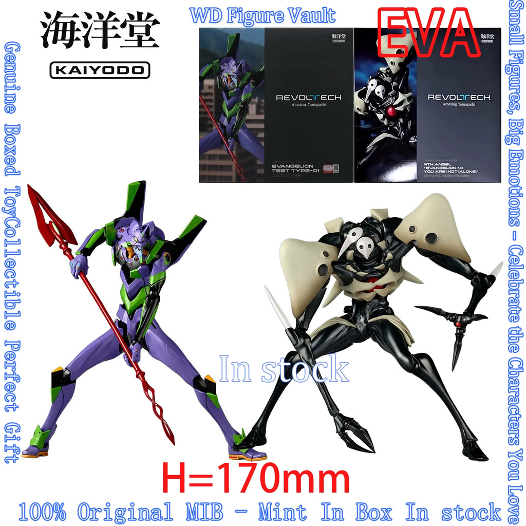In stock KAIYODO EVA Evangelion Unit-01 Fourth Angel Shamshel  Figures Anime Model Genuine Boxed Toy Gift
