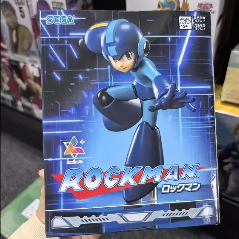 SEGA Original in stock  Anime Figure Luminasta Megaman Rockman Collections Action Figurine PVC Toys Model Doll Gift
