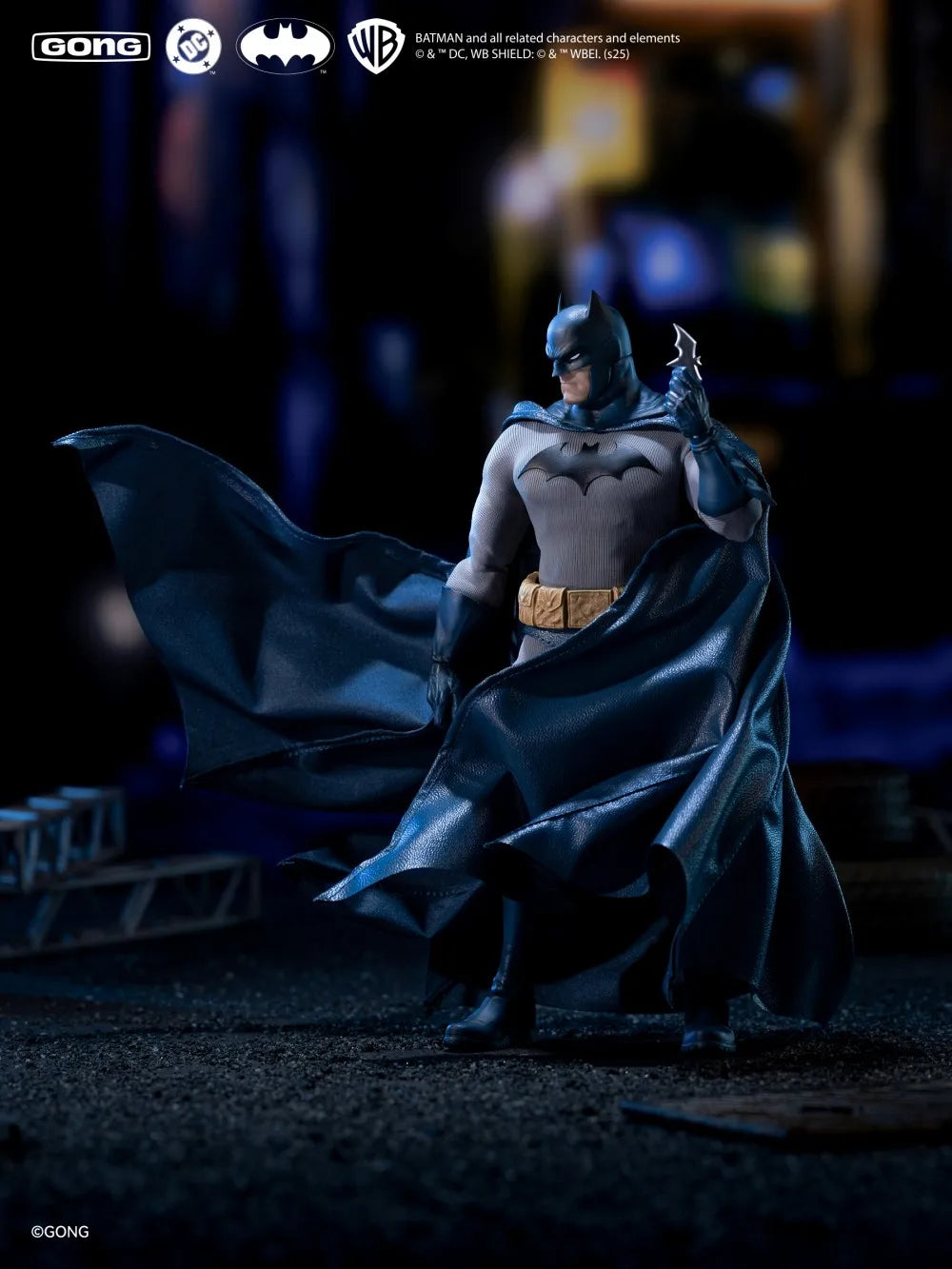 GONG Studio Batman Hush 17.5cm Tailored Fabric Suit Action Figure Anime Collectible PVC Toys for Gifts