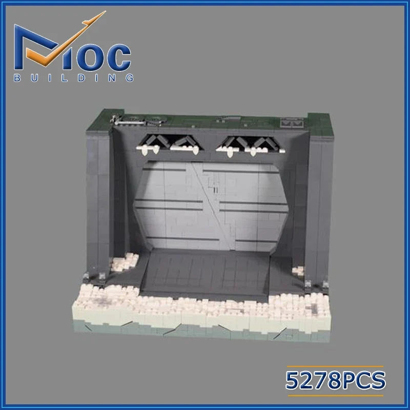 MOC Space Movie Series Imperial Medium Vehicle Base Model Building Blocks DIY Assemble Bricks Creative Toys Collection Gifts