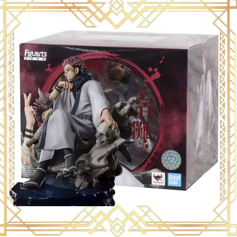 Bandai Original Box Figuarts Zero Jujutsu Kaisen Ryomen Sukuna Anime Action Figure Finished Model Kit Toy Gift Kids