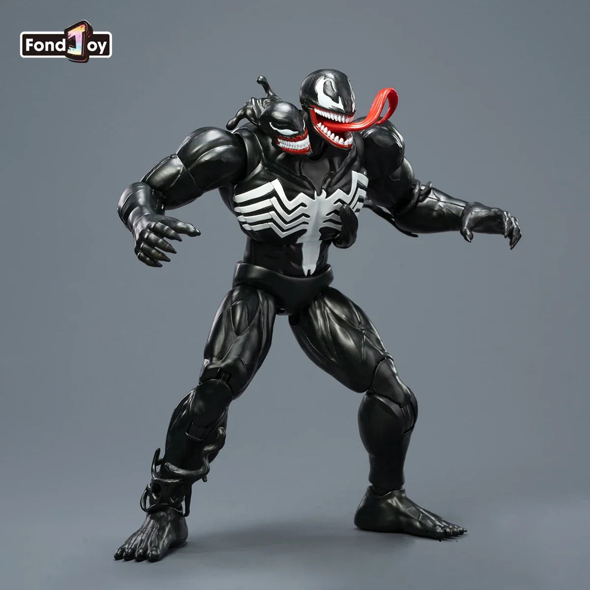 FondJoy Marvel Venom Action Figure 1/12 Venom Plastic Model Kit Anime Figurine Collection Model Statue Toys