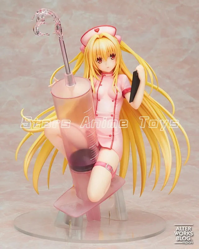 Original Alter To Love-Ru Darkness Golden Darkness Nurse Animation Figure Ornaments Collection