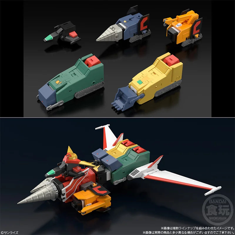 Original Genuine Shokugan SMP BRAVE EXPRESS MIGHT GAINE Bandai Anime Model Toys Action Figure Gifts Collectible Ornaments Boys