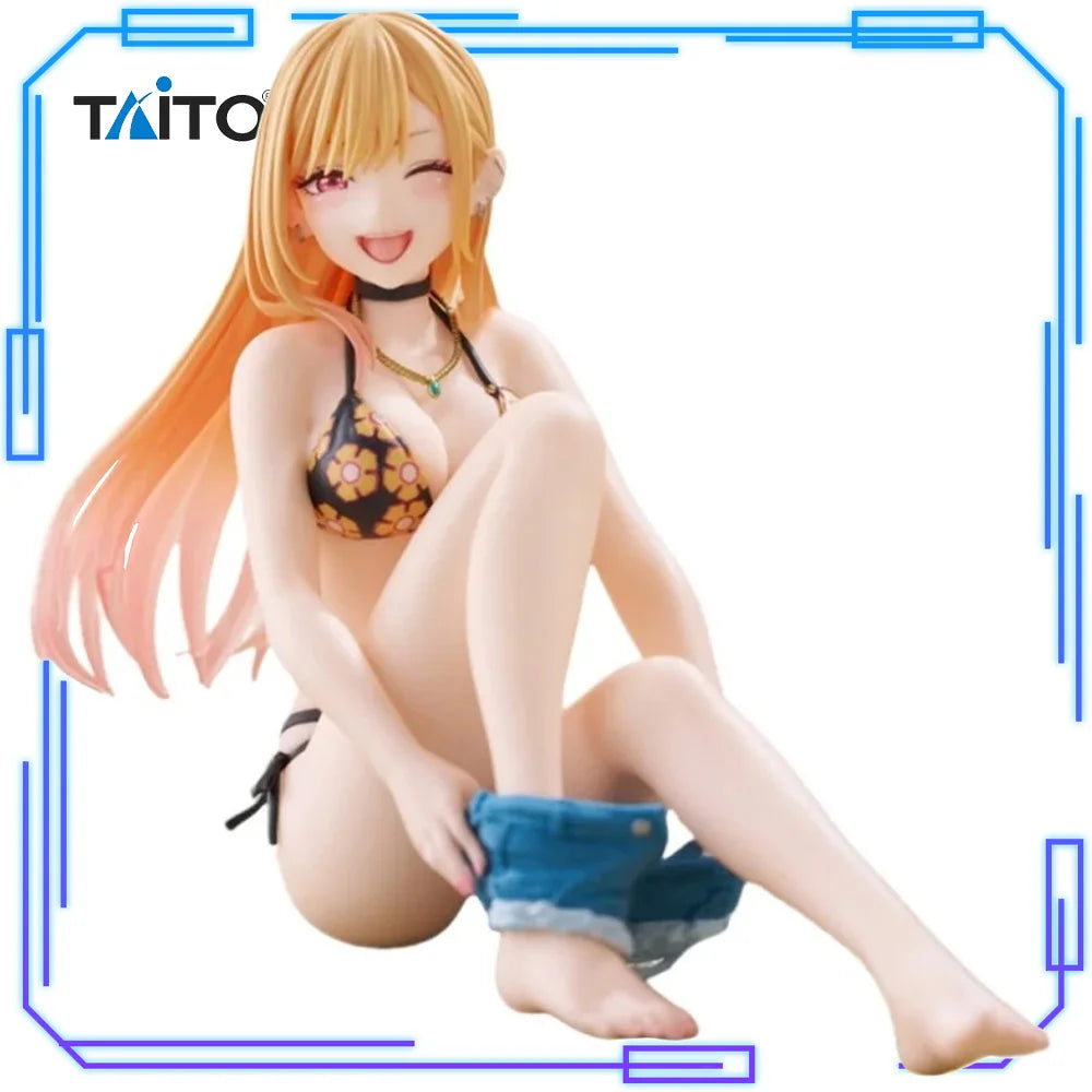 In Stock Taito Genuine Sono Bisque Doll Wa Koi O Suru Kitagawa Marin Measurement Swimsuit 13cm Model Toys Desktop Cute Figures