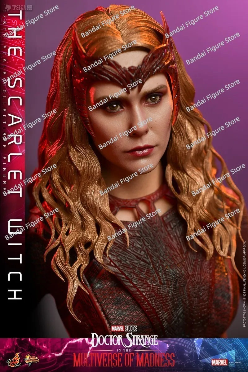 HOTTOYS HT MMS652 MMS653 Collection 1/6 The Scarlet Witch Action Figure Doctor Strange 2 Movie Delicate 12" Full Set Soldier