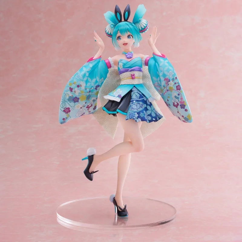 FuRyu Original Genuine Vocaloid Piapro Characters Hatsune Miku F:Nex 1/7 Wa-Bunny 26.5cm Collections Model Toy Figure Anime Gift