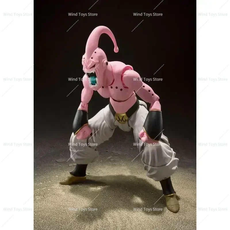 In Stock Bandai Original S.H. Figuarts Majin Buu Evil Dragon Ball Z Anime Action Figure Model Toy Collection Gift