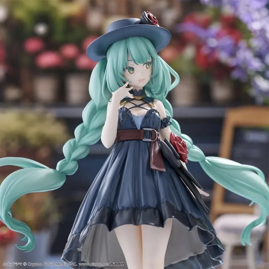 20CM Anime Hatsune Miku Action Figures Trio Try iT Figure Outdoor Dress Kawaii Anime Figurines Model Toy Gift Desktop Decoration