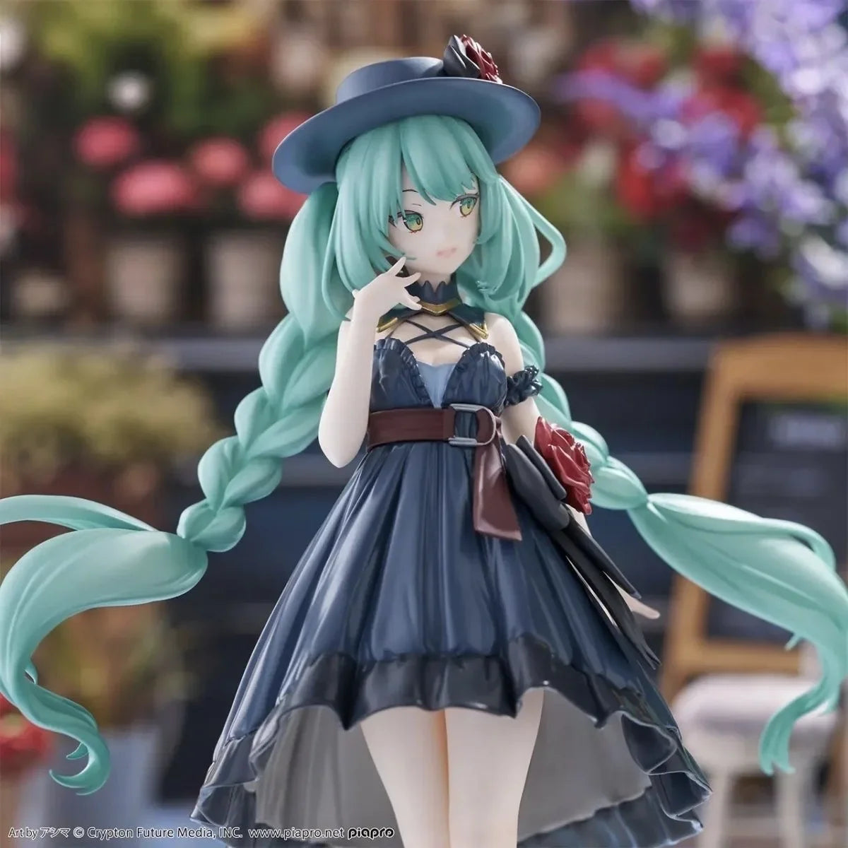 20CM Anime Hatsune Miku Action Figures Trio Try iT Figure Outdoor Dress Kawaii Anime Figurines Model Toy Gift Desktop Decoration